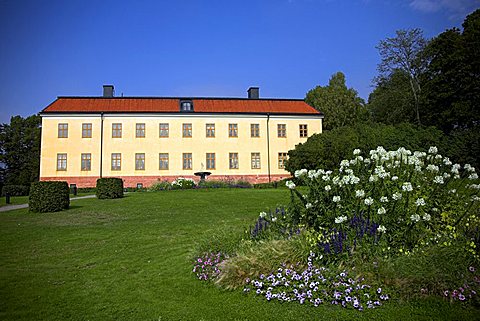 Edsberg castle, Sollentuna municipality situated by Edsviken lake, Sweden, Nordic Country, Scandinavia, Europe