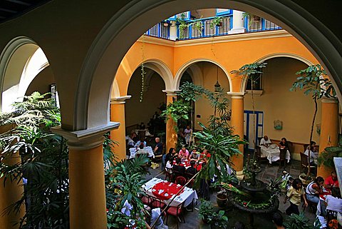 El Patio restaurant, Havana, Cuba, West Indies, Central America