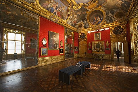 First floor dedicated to Baroque, Camera di Madama Reale, Palazzo Madama, Turin, Piedmont, Italy, Europe