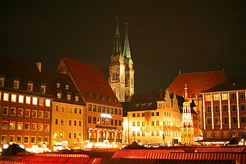 Sant Sebaldus church, Nurnberg, Bavaria, Germany, Europe