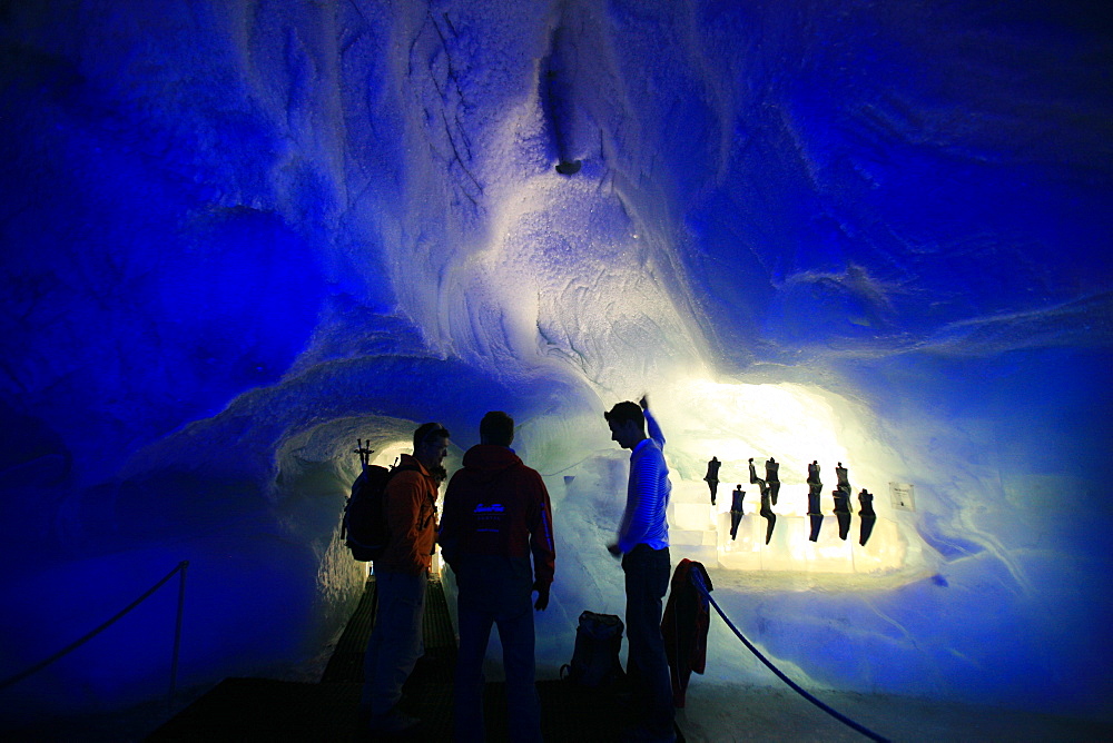 Under the glacier, Saas-Fee, Vallese, Switzerland, Europe