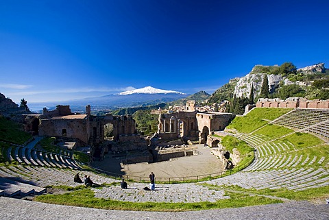 Greek Amphitheater, Taormina, Sicily, Italy 