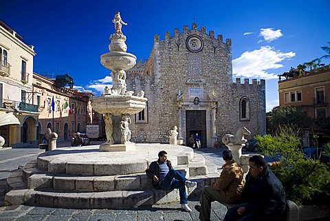 Cathedral of San Nicolò, Taormina, Sicily, Italy 