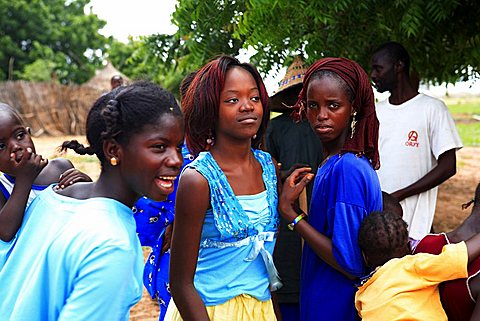 Village on the outskirts of Touba, Republic of Senegal, Africa