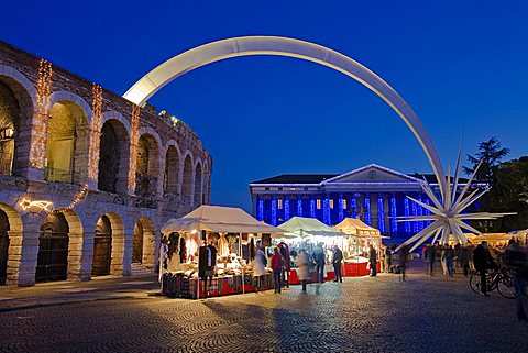 Arena di Verona, Brà square, Verona, Veneto, Italy