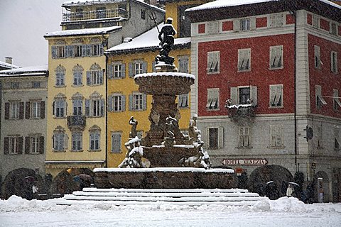 Neptune fountain, Trento, Trentino Alto Adige, Italy