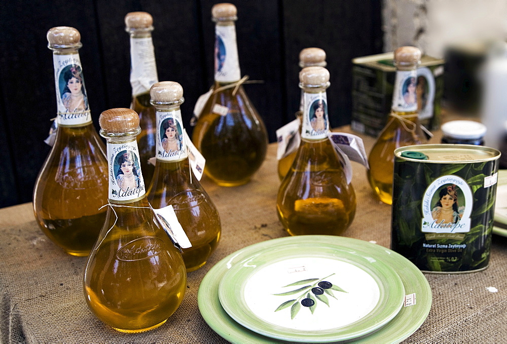 Local production of extra virgin olive oil, Sirince, Turkey, Europe 