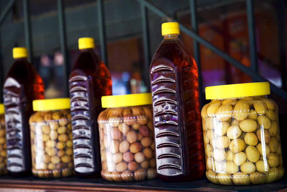 Olives and oil, typical products of Yesiliurt Village, Assos area,Turkey, Europe