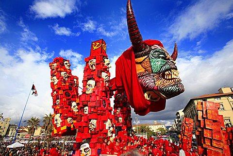 Viareggio Carnival, Viareggio, Lucca, Tuscany, Italy
