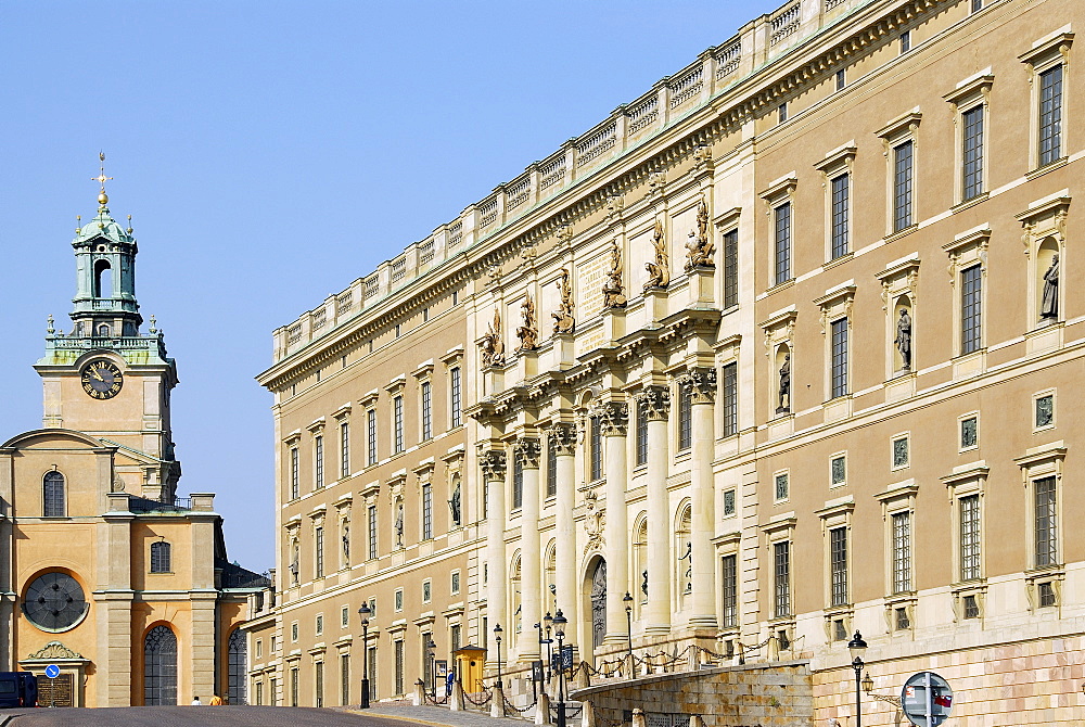 The Stockholm Palace Kungliga Slottet, official residence of the Swedish monarch, Stockholm, Sweden, Scandinavia, Europe