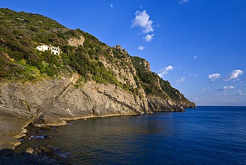 Punta Chiappa, Portofino mount, Camogli, Ligury, Italy