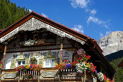 Canazei,  Fassa Valley, Trento Province, Trentino, Italy                                