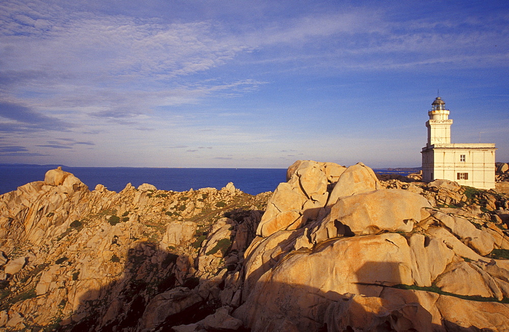 Lighthouse, Capo Testa, Santa Teresa di Gallura, Sardegna, Italy. 