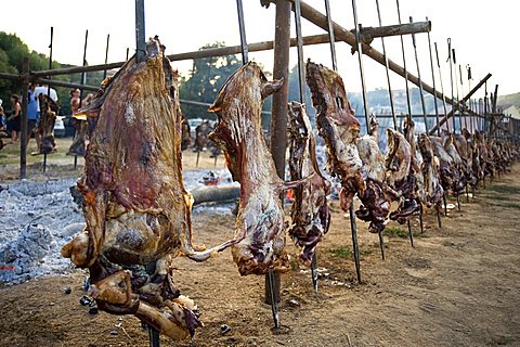 Feast of the Goat, Sagra della capra,  Santa Maria Navarrese, Baunei, Ogliastra,  Sardinia,  Italy, 