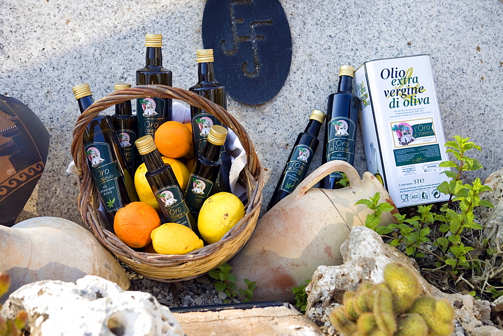 Typical products, Masseria Pisciani, Torchiarolo, Puglia, Italy