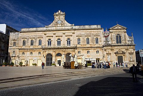 Town hall, Ostuni, Puglia, Italy