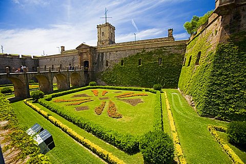 Montjuic Castle, Barcelona, Spain, Europe