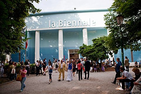 Entrance, 53rd Biennial Exhibition of Modern Art, Venice, Veneto, Italy