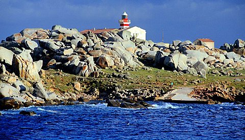 Lighthouse, Lavezzi Islands, France, Europe