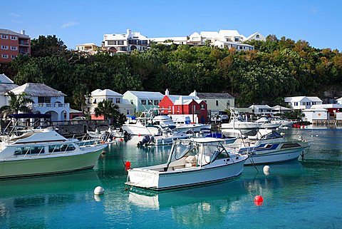 Harbour, Flatts Village, Smiths Parish, Bermuda, Atlantic Ocean, Central America