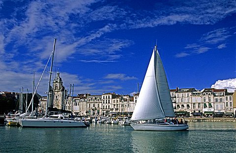 Old harbour, La Rochelle, France, Europe 