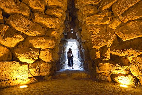 Su Nuraxi, nuraghic archaeological site, Barumini, Sardinia, Italy, Europe