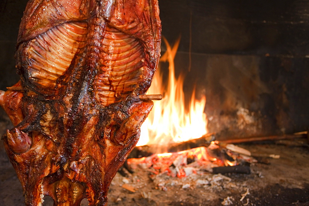 Porceddu roasted, Sardinia, Italy, Europe