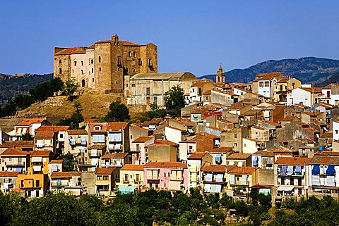 Cityscape, Castelbuono, Sicily, Italy