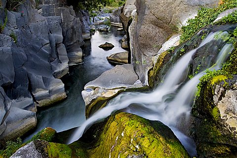 Alcantara river, Catania, Sicily, Italy, Europe