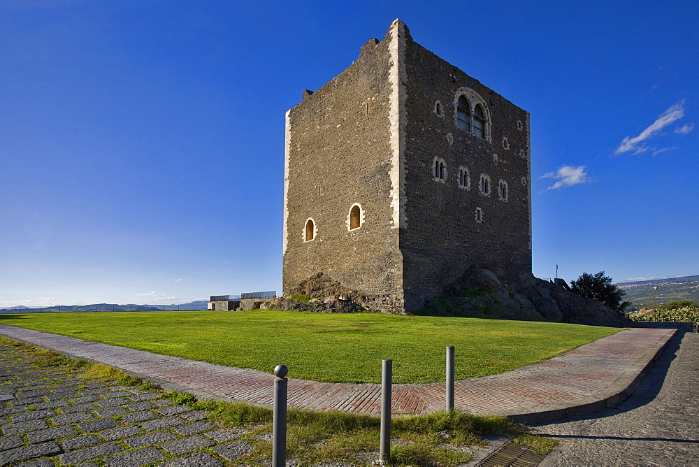 Norman Castle XII century, Paternò, Catania, Sicily, Italy, Europe