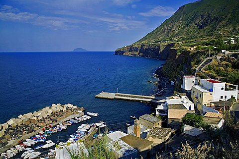 Santa Marina Village, Salina Island, Messina, Sicily, Italy, Europe