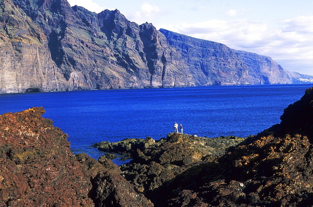 Coast named Los Gigantes from Punta del Teno, Tenerife, Canary Islands, Spain, Europe