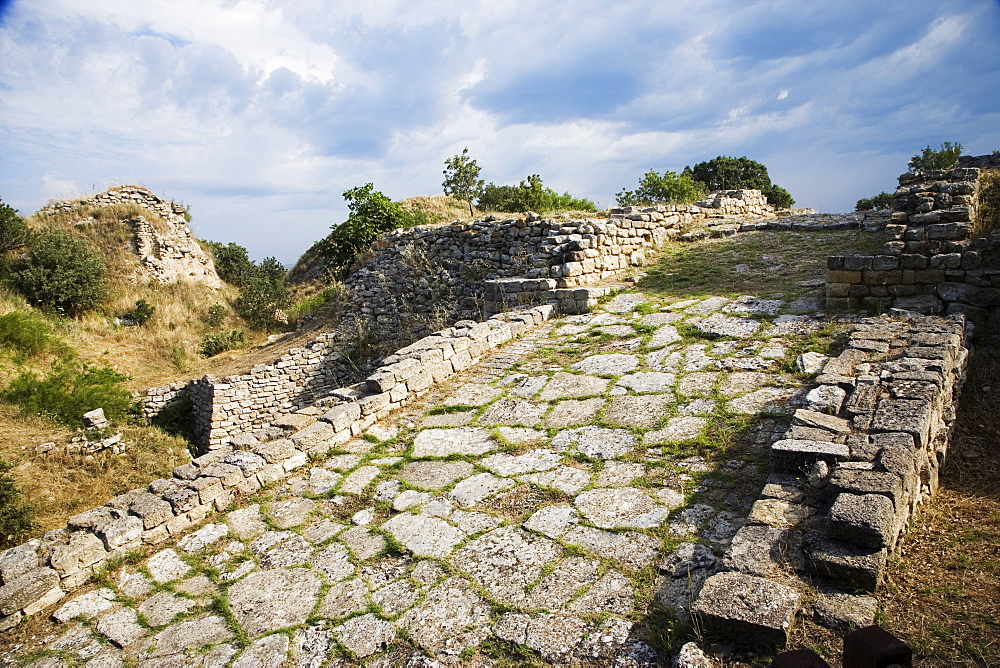 Archeological site, Troy, Turkey, Europe 