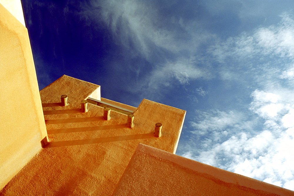 Adobe Style, Santa Fe, New Mexico, USA