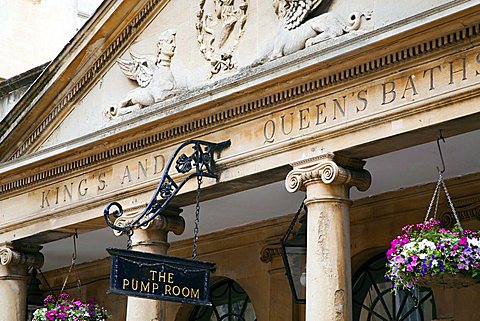 Roman Baths, Bath, England, Great Britain