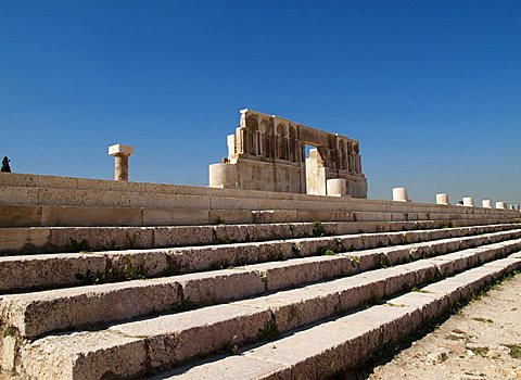 Middle East, Jordan, Amman, The multi-cultural capital of Jordan between the desert and the Jordan Valley