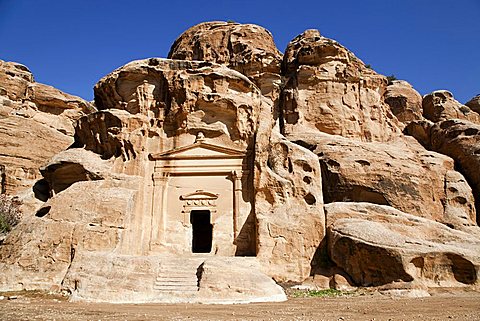 Middle East, Jordan, Little Petra, Beida, Al Beidha is a very important site for visitors in Wadi Musa