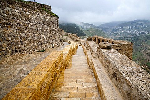 Middle East, Jordan, Karak Castle, the famous Crusader castle