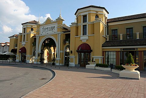 Fidenza Village, shopping center, Fidenza, Lombardy, Italy, Europe