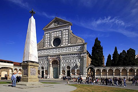 Santa Maria Novella church, Florence, Tuscany, Italy, Europe, UNESCO World Heritage Site