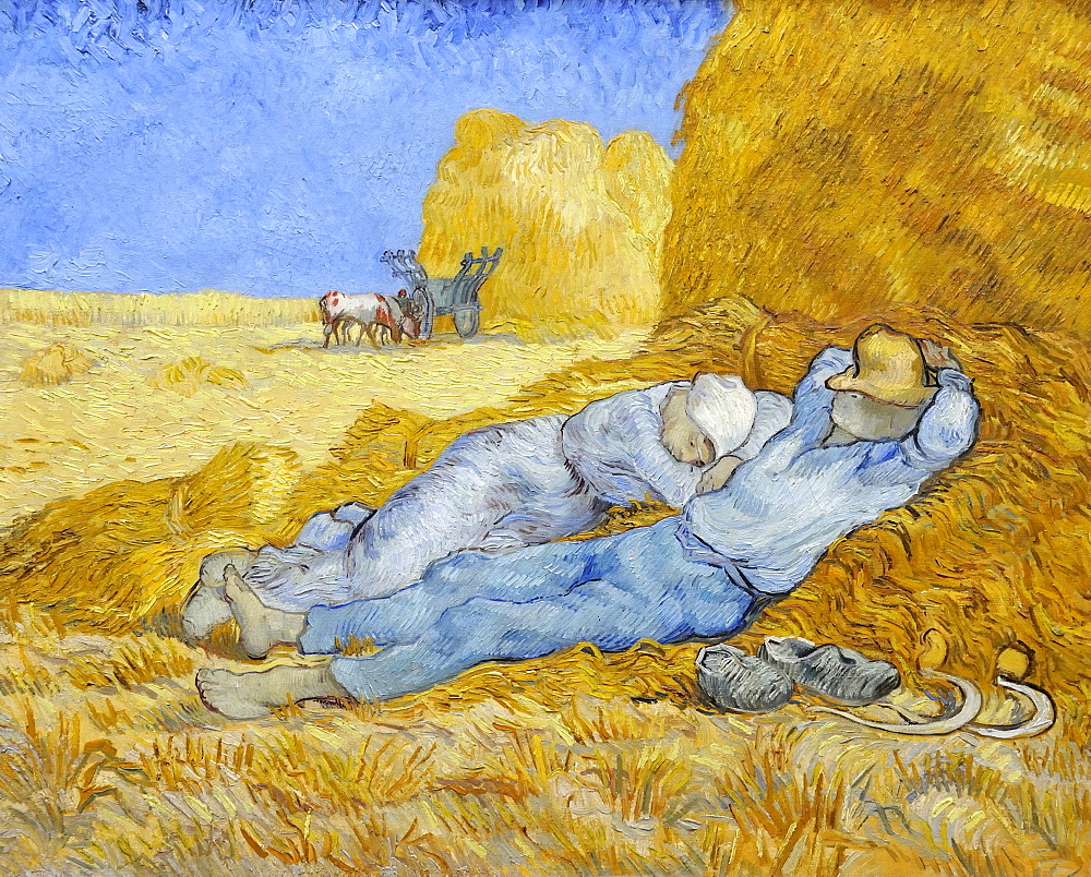 Siesta, Vincent Van Gogh, Musee d'Orsay, Paris, Ile-de-France, France, Europe