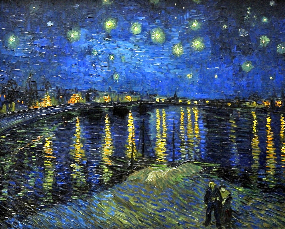 Starry Night Over the Rhone, Vincent Van Gogh, Musee d'Orsay, Paris, Ile-de-France, France, Europe