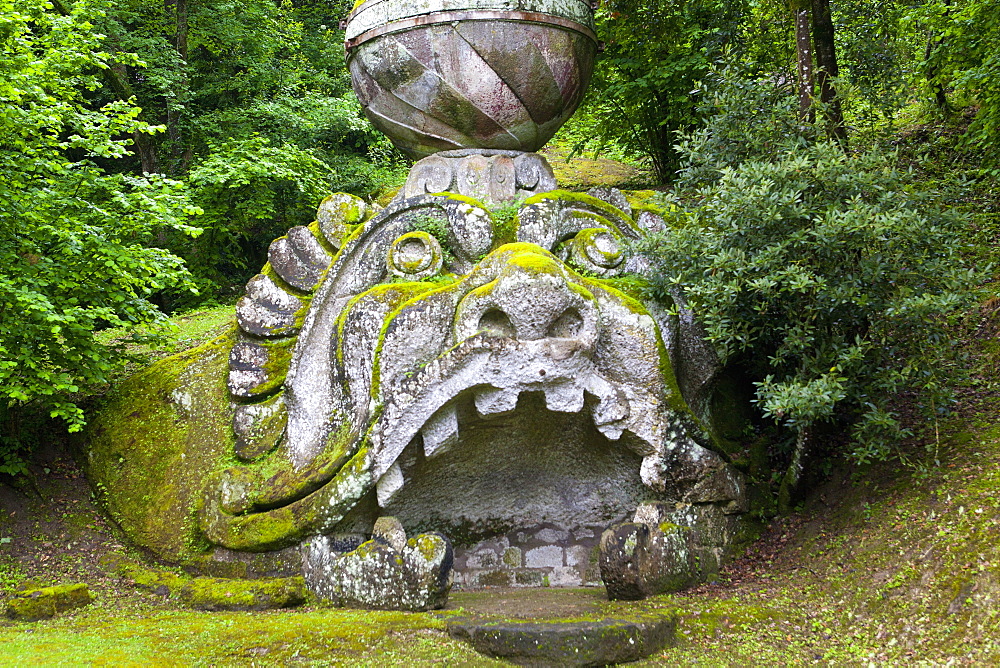 Proteo Glauco, Parco dei Mostri monumental complex, Bomarzo, Lazio, Italy