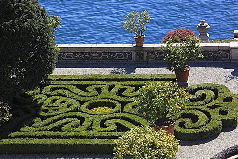 Terraced garden, Isola Bella, Borromean Islands, Lago Maggiore, Piedmont, Italy