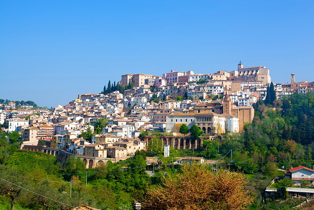 Cityscape, Loreto Aprutino, Abruzzo, Italy