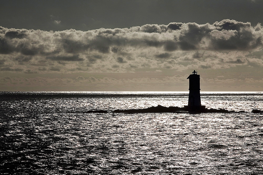 Faro e Scoglio di Mangiabarche, Calasetta (CI), Sardinia, Italy , Europe