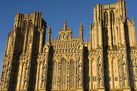 Cathedral Church of Saint Andrew, Wells, Somerset, England, United Kingdom, Europe