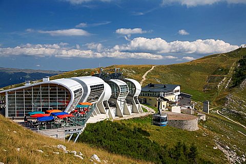 Cableway of Malcesine, Monte Baldo, Veneto, Italy, Europe 