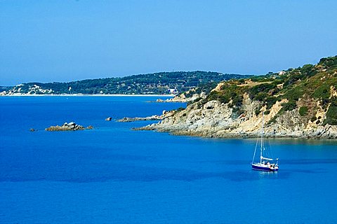 Punta Molentis, Villasimius, Cagliari, Sardinia, Italy, Europe