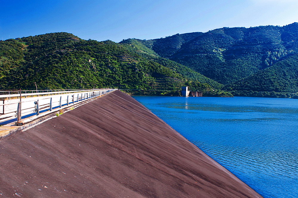 Rio Leni Dam, Villacidro, Medio Campidano Province, Sardinia, Italy, Europe